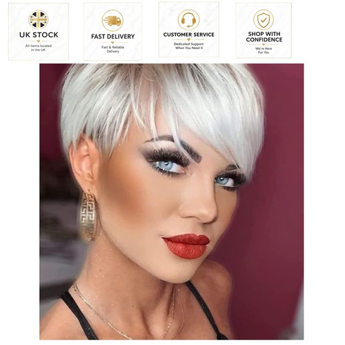Heat resistant short blonde - heat-resistant,