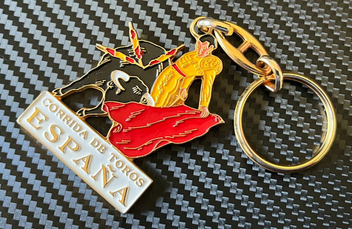 Vintage metal spanish bull - metal,