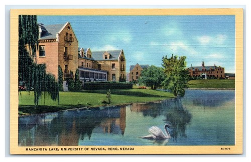 Reno postcard manzanita - nv,