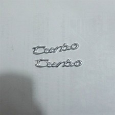 2x Chrome Small turbo Silver
