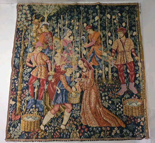 Vintage french 28x30 floral - vintage,