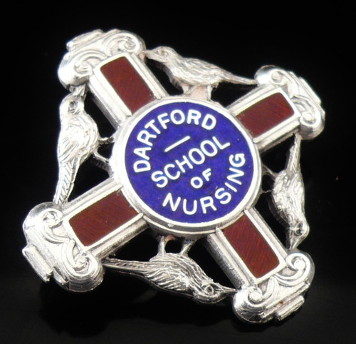Sterling silver enamel - &,