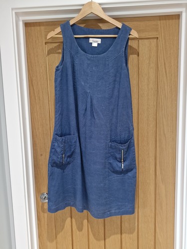 Casual blue summer dress - casual,