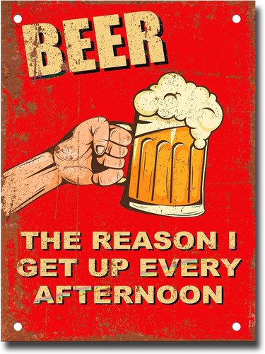 Funny metal sign - funny,