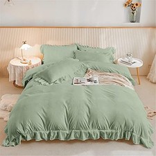 Luxury Green Ruffle Frill