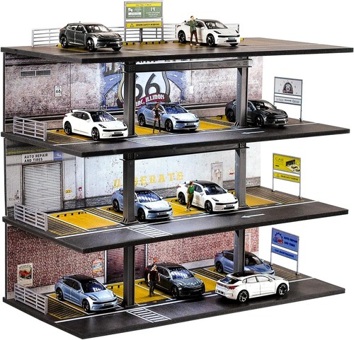 Diorama diecast garage - 1/64,