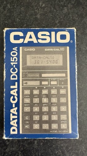 Data cal 150a - dc-150a, casio