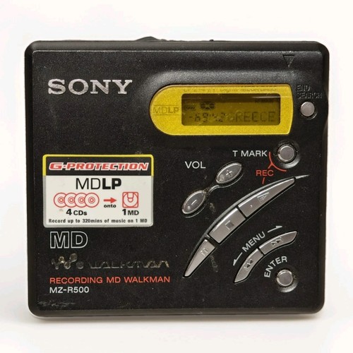 Sony r500 black mini - sony, mz-r500