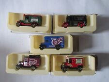 Set of Five Promotional Walkers Crisps Model intage Cars From Lledo Pre-Owned