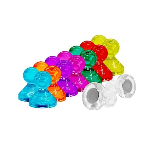 Large push pin office magnet - push,