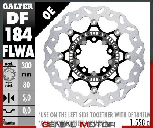 Galfer front brake disc wave - galfer,