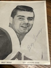 Billy Truax 5x7 Signed Photo 