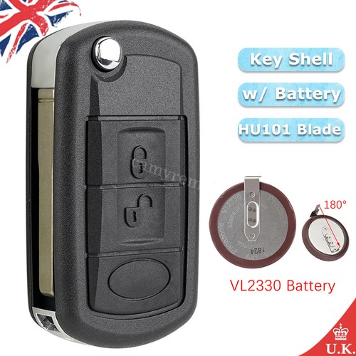 Flip key fob - shell, +