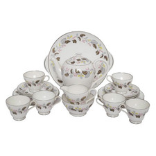 Shelley Ferndown Teapot & tea