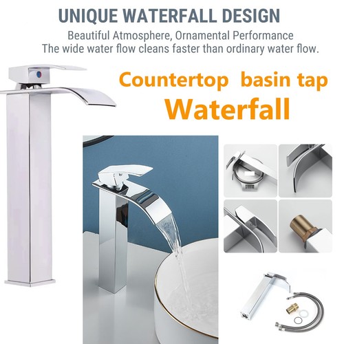 Waterfall bathroom basin - bathroom,