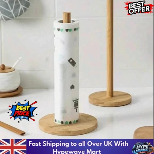 Wooden roll paper towel - towel, holder