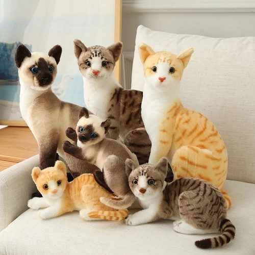 Lifelike siamese cat - siamese, toy