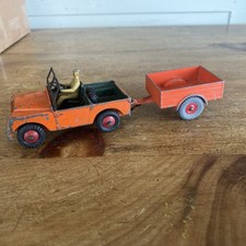 DINKY LAND ROVER AND TRAILER