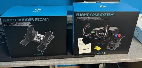 Logitech flight yoke - flight, system