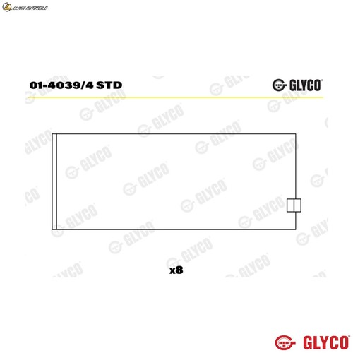 Connecting rod bearing - rod,