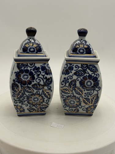 Pair oriental porcelain - oriental,
