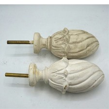 Gustavian Pair Plaster Acorn