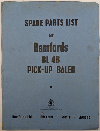 Original bamford spare - original, parts