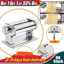 6 IN 1 STAINLESS STEEL PASTA LASAGNE SPAGHETTI TAGLIATELLE RAVIOLI MAKER MACHINE