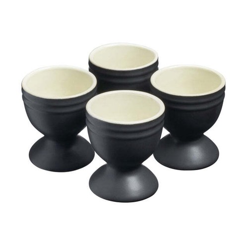 Set stoneware egg cups - stoneware,