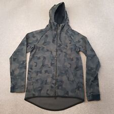 Nike Mens Hoodie Small Grey Digital Camo Tech Fleece Zip Up Jacket Windrunner