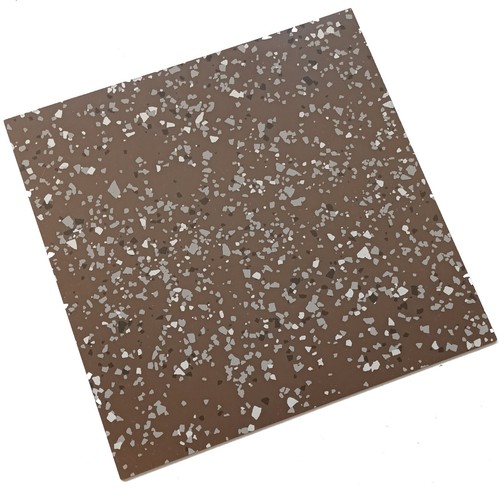 Brown dense flecked quartz - dense,