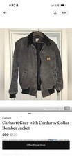 Carhartt Gray Bomber Jacket