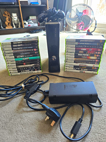 Microsoft xbox 360 black - xbox,