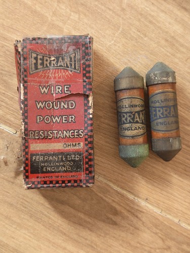 Vintage ferranti wire wound - vintage,