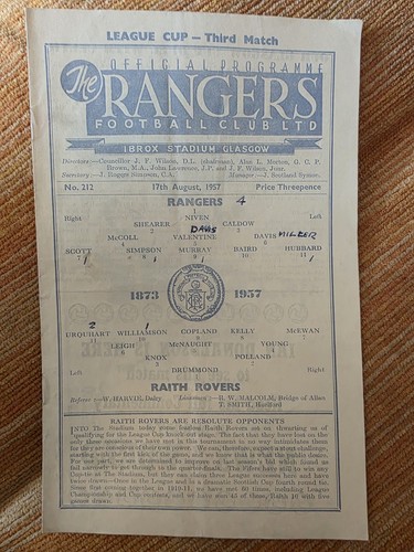 Rangers raith rovers 17th - rangers, v