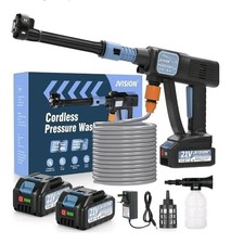 cordless Pressure Washer, Portable Power Washer for Patio & Car, 6 in 1