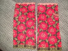 GUDRUN SJODEN  FLORAL LAGENLOOK  STYLE FINGERLESS GLOVES - ONE SIZE