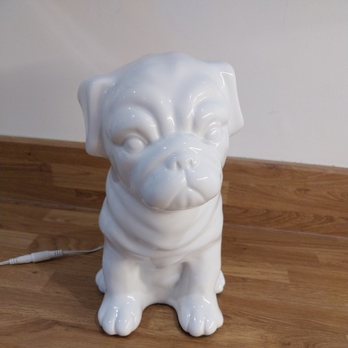 White luminaire dog lamp light - lamp,