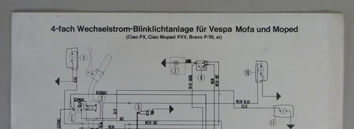Circuit diagram piaggio fach - piaggio, 4-fach