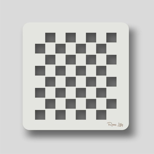 Reusable chess board checkers - board,,