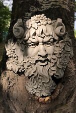 Bacchus Roman God Wall plaque,garden stone ornament sculpture,wall hanging tree 