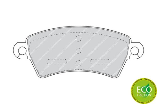 New brake pad set disc - new,