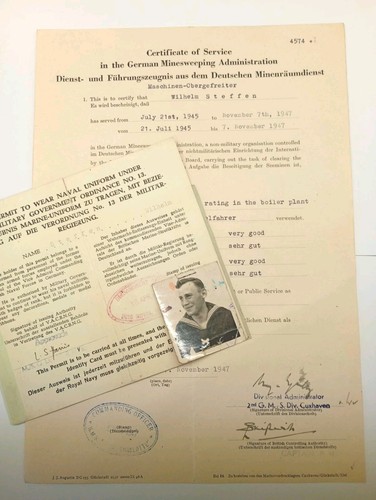 Rare 1945 british navy service - rare,