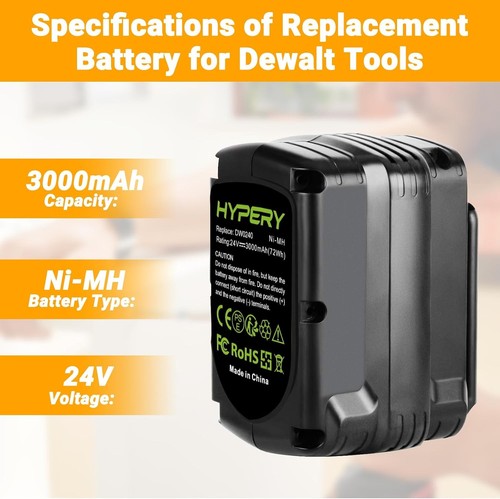 24v 3000 mah - 24v, ni-mh