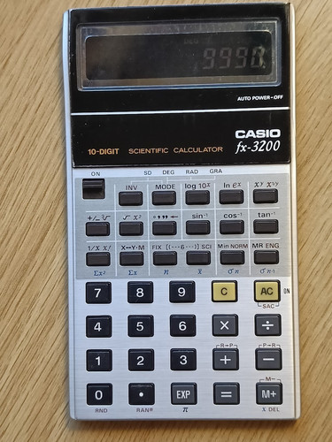 Vintage 1970 casio 3200 - casio, fx~3200