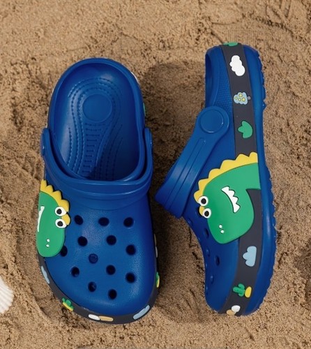 New royal blue - dinosaur, croc