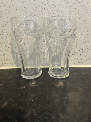 Coca cola glasses clear 16oz - glasses,