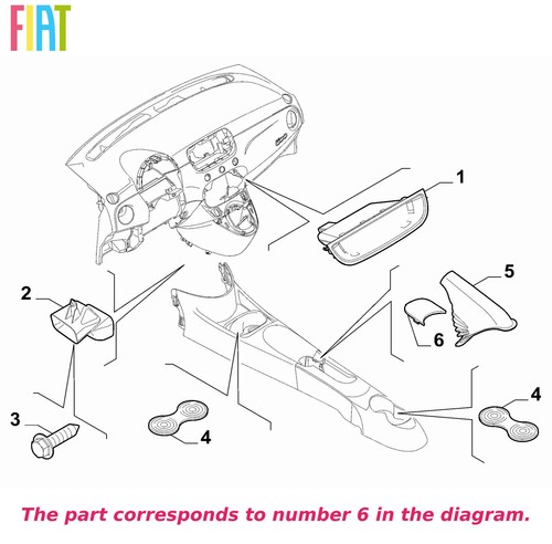 Genuine fiat engine hood - fiat,