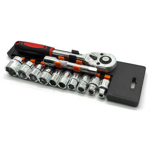 12pcs socket set - set, 4-13mm