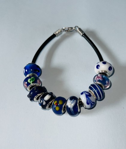 Mixed blue hand - 10, made